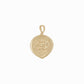 Hanok Giwa Roof Tile Korea Pendant 14K Solid gold