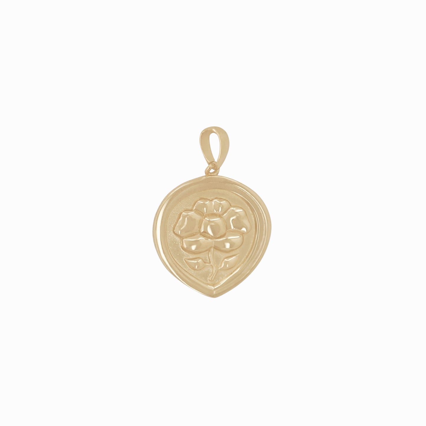 Hanok Giwa Roof Tile Korea Pendant 14K Solid gold