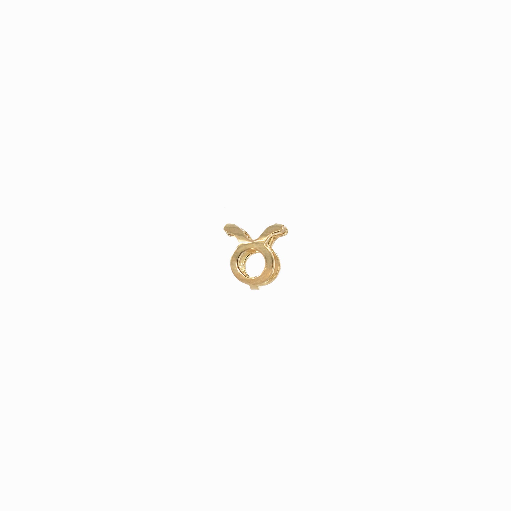 Eclipse Taurus Zodiac Gold Charm