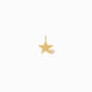 One Pavé Diamond Charm 14K Solid Gold – Heart Star Moon Lightning Bolt