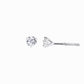 Lab Diamond Round Solitaire Stud Earrings (0.51 ct. tw.)