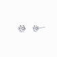 Lab Diamond Round Solitaire Stud Earrings 10K Gold (1.02 ct. tw.)