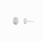 Lab Diamond Oval Stud Earrings 18K White Gold (2.08 ct. tw.)
