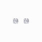 Lab Diamond Round Solitaire Stud Earrings 10K Gold (1.03ct. tw.)
