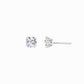 Lab Diamond Round Solitaire Stud Earrings 10K Gold (1.03ct. tw.)