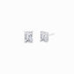 Lab Diamond Emerald Cut Stud Earrings 18K White Gold (3.09 ct. tw.)