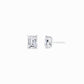 Lab Diamond Emerald Cut Stud Earrings 18K White Gold (3.09 ct. tw.)