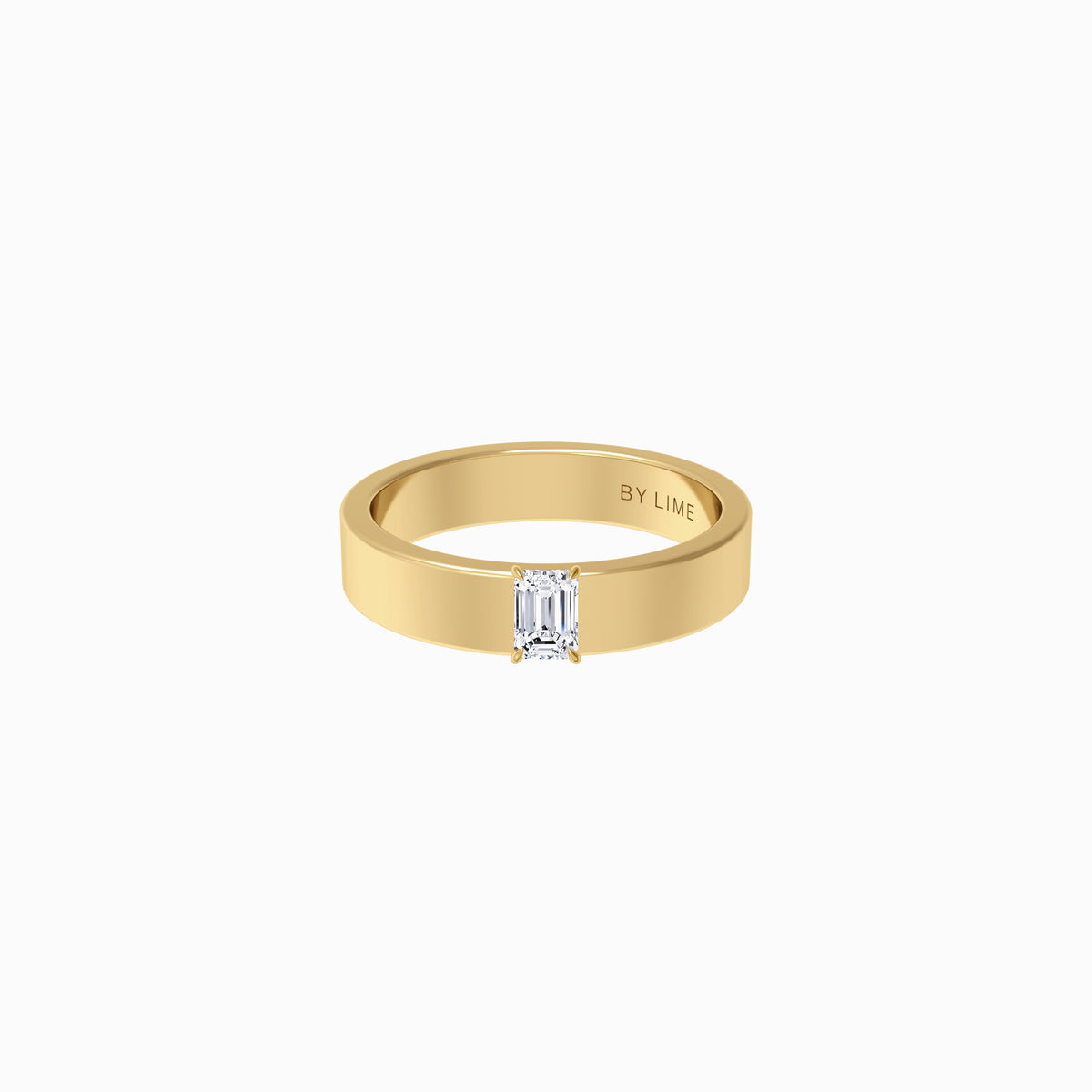 Emerald Cut Diamonds Ring Gold | MINE