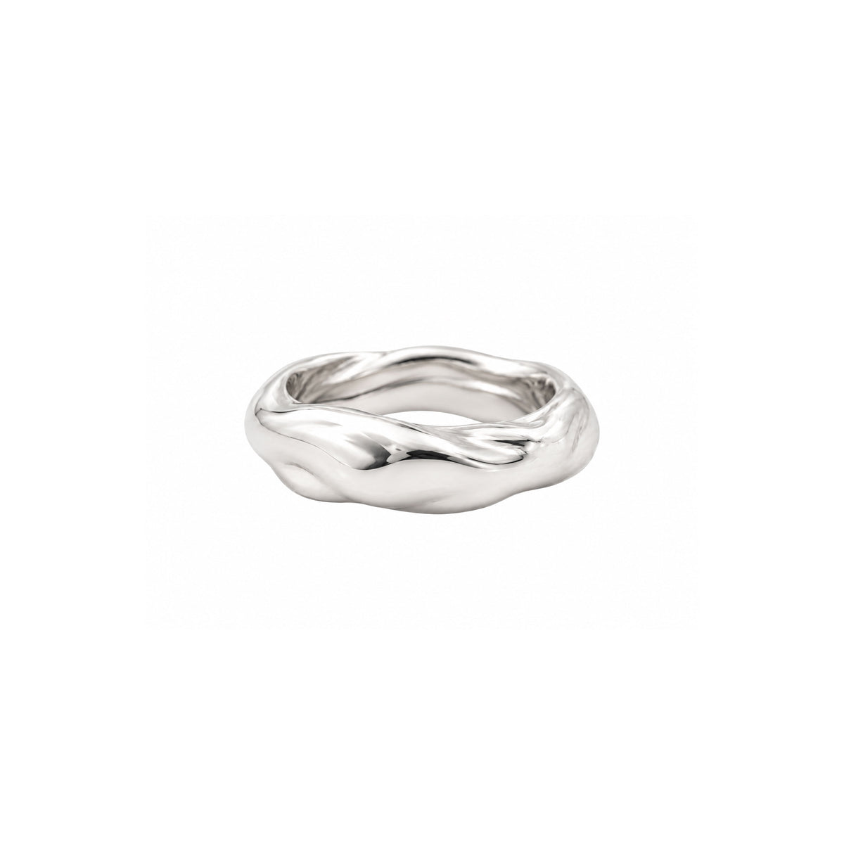 First Bond large sculptural ring inspired by the umbilical cord by BY L’AIMÉ NEW YORK