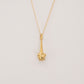 Korean Guardian Dokkaebi Lucky Club Pendant 14K Solid Gold