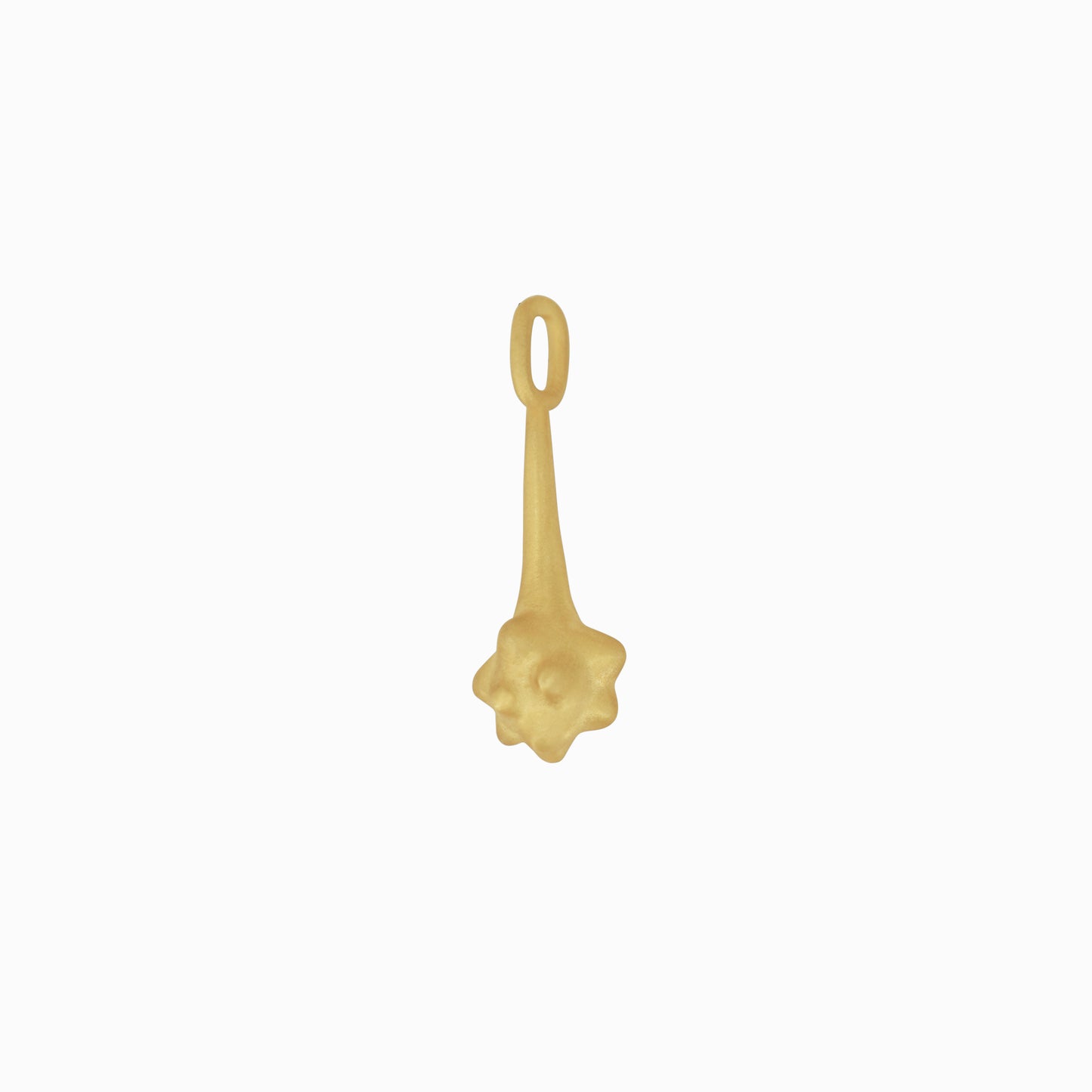 -Dokkaebi Guardian Pendant in Solid Gold Base.