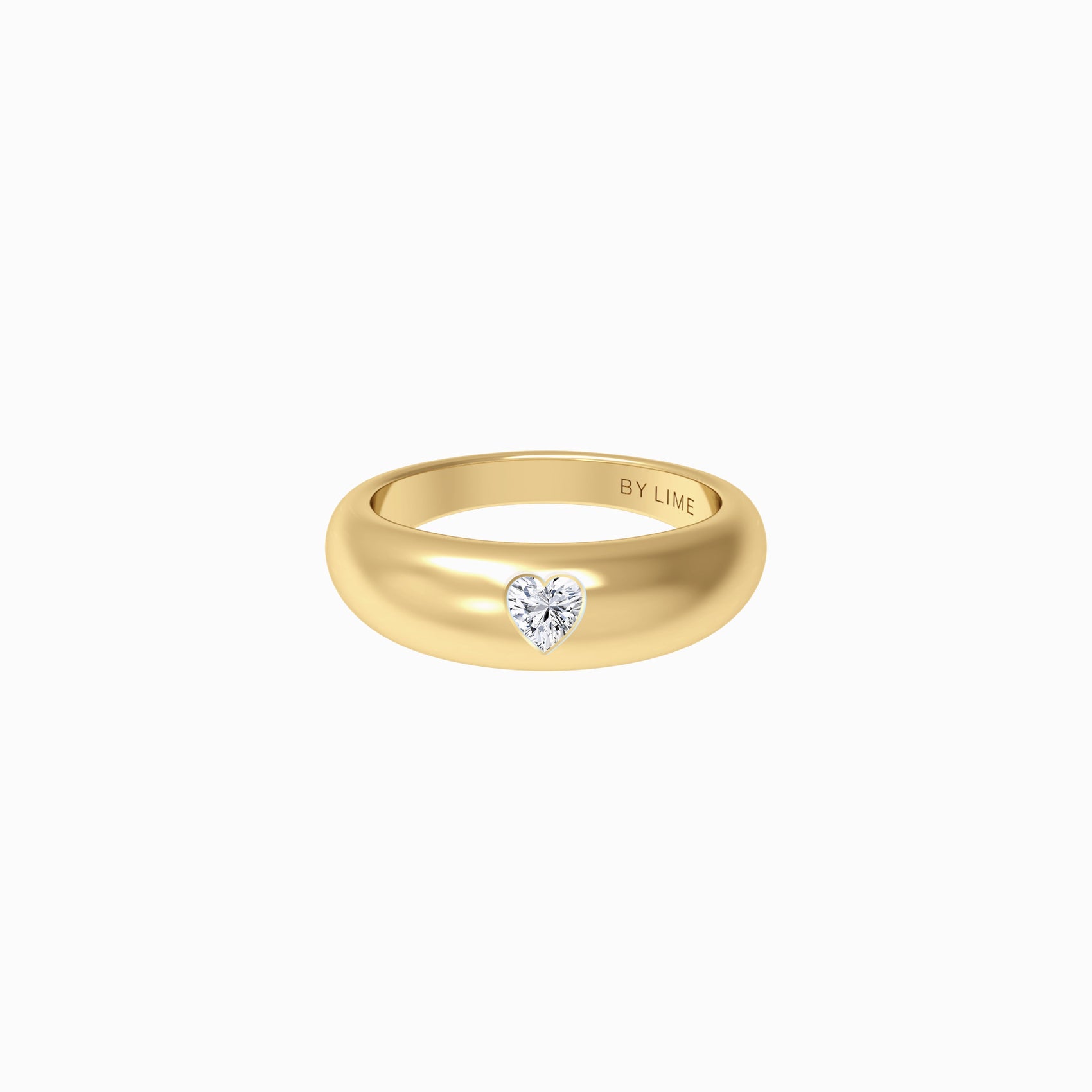 Heart Cut Diamonds Bonbon Ring Gold | BONBON