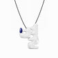 Byul Korean Hangul Star Lapis Pendant Necklace 별