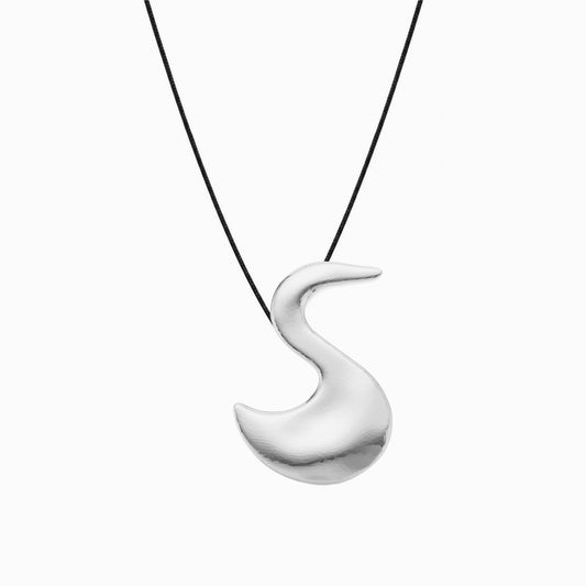 Crane Ten Symbols of Longevity Pendant Necklace 학