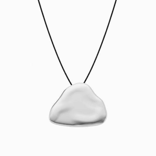 Rock Ten Symbols of Longevity Pendant Necklace 바위