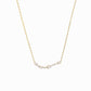 Aries Zodiac Constellation Pavé Lab Diamond Necklace 14k Solid Gold