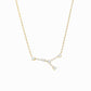 Cancer Zodiac Constellation Pavé Diamond Necklace 14K Solid Gold