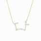 Sagittarius Constellation Pavé Lab Diamond Necklace 14K Solid Gold