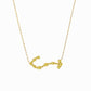 Scorpio Constellation Necklace 14K Solid Gold Citrine Birthstone