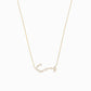 Scorpio Zodiac Constellation Pavé Diamond Necklace 14K Solid Gold