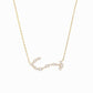 Scorpio Zodiac Constellation Pavé Lab Diamond Necklace 14K Solid Gold