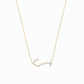 Scorpio Zodiac Constellation Pavé Diamond Necklace 14K Solid Gold
