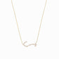 Scorpio Zodiac Constellation Pavé Lab Diamond Necklace 14K Solid Gold