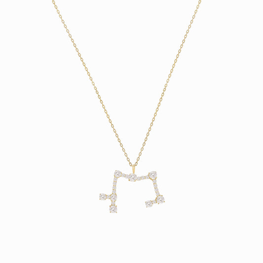 Sagittarius Zodiac Constellation Pavé Natural Diamond Pendant 14K Solid Gold Fine Jewelry | BY L’AIMÉ NEW YORK