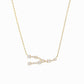 Taurus Zodiac Constellation Pavé Diamond Necklace 14K Solid Gold