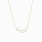 Virgo Zodiac Constellation Pavé Diamond Necklace 14K Solid Gold