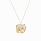 Elephant Pendant 14K Solid Gold 코끼리