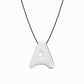 Soft Puffy Bubble Initial Letter Necklace Sterling Silver | BY L’AIMÉ NEW YORK Fine Jewelry NYC