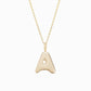 Soft Puffy Initial Letter Charm 14K Solid Gold Collection