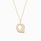 Soft Bubble Puffy Initial Necklace & Charm in 14K Solid Gold BY L’AIMÉ NEW YORK