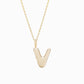 Soft Bubble Puffy Initial Necklace & Charm in 14K Solid Gold BY L’AIMÉ NEW YORK