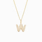Soft Bubble Puffy Initial Necklace & Charm in 14K Solid Gold BY L’AIMÉ NEW YORK