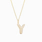Soft Bubble Puffy Initial Necklace & Charm in 14K Solid Gold BY L’AIMÉ NEW YORK