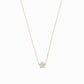 Flower Diamond Solid Gold Necklace