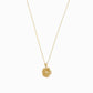 Rose Flower Pendant Necklace 14K Solid Gold
