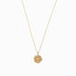 Rose Flower Pendant Necklace 14K Solid Gold