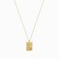 Korean Go-Stop Card Game Ogwang August Pendant Necklace 14K Gold 오광 공산
