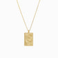 Korean Go-Stop Card Game Ogwang January Pendant Necklace 14K Solid Gold 오광 송학