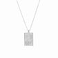Korean Go-Stop Card Game Ogwang November Necklace Pendant Sterling Silver 오광 오동