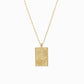 Korean Go-Stop Card Game Ogwang November Pendant Necklace 14K Solid Gold 오광 오동