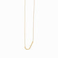 J Large Initial Letter Necklace  14K Solid Gold