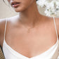 S Script Initial Letter Necklace  14K Solid Gold