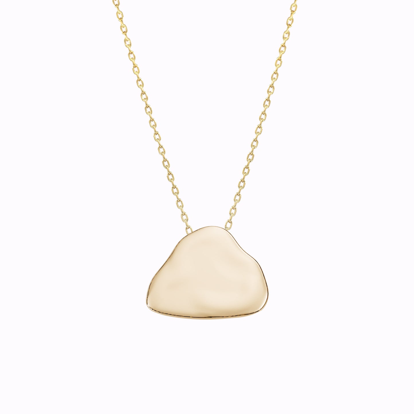Dol Rock Necklace 14K Solid Gold | The Eternal Ten 바위