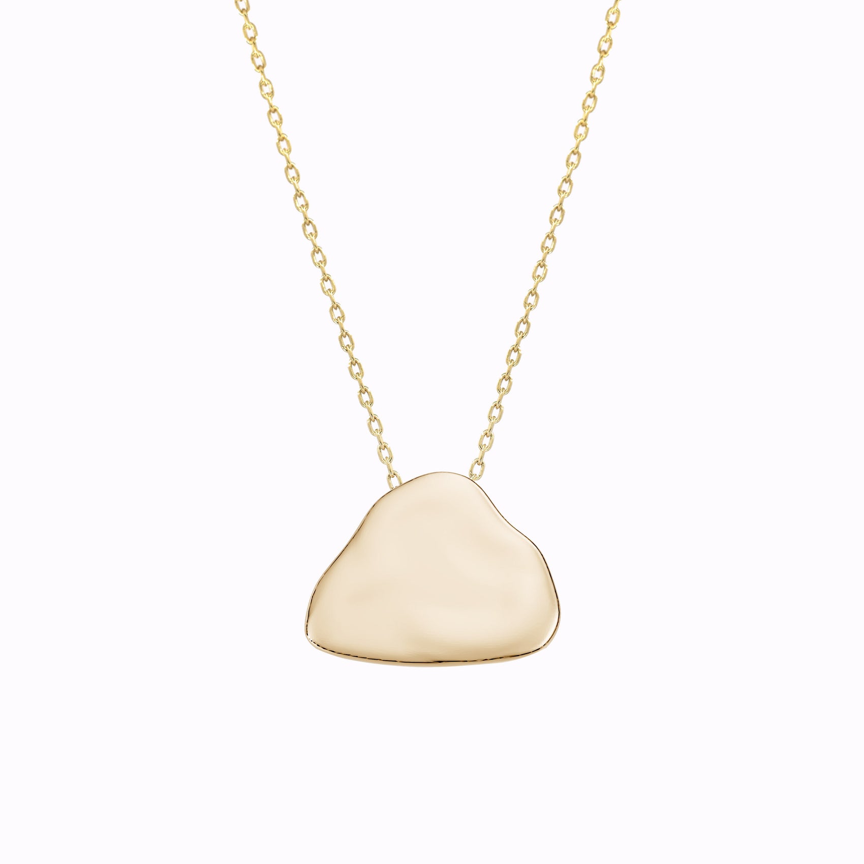 Dol Rock Necklace 14K Solid Gold | The Eternal Ten 바위