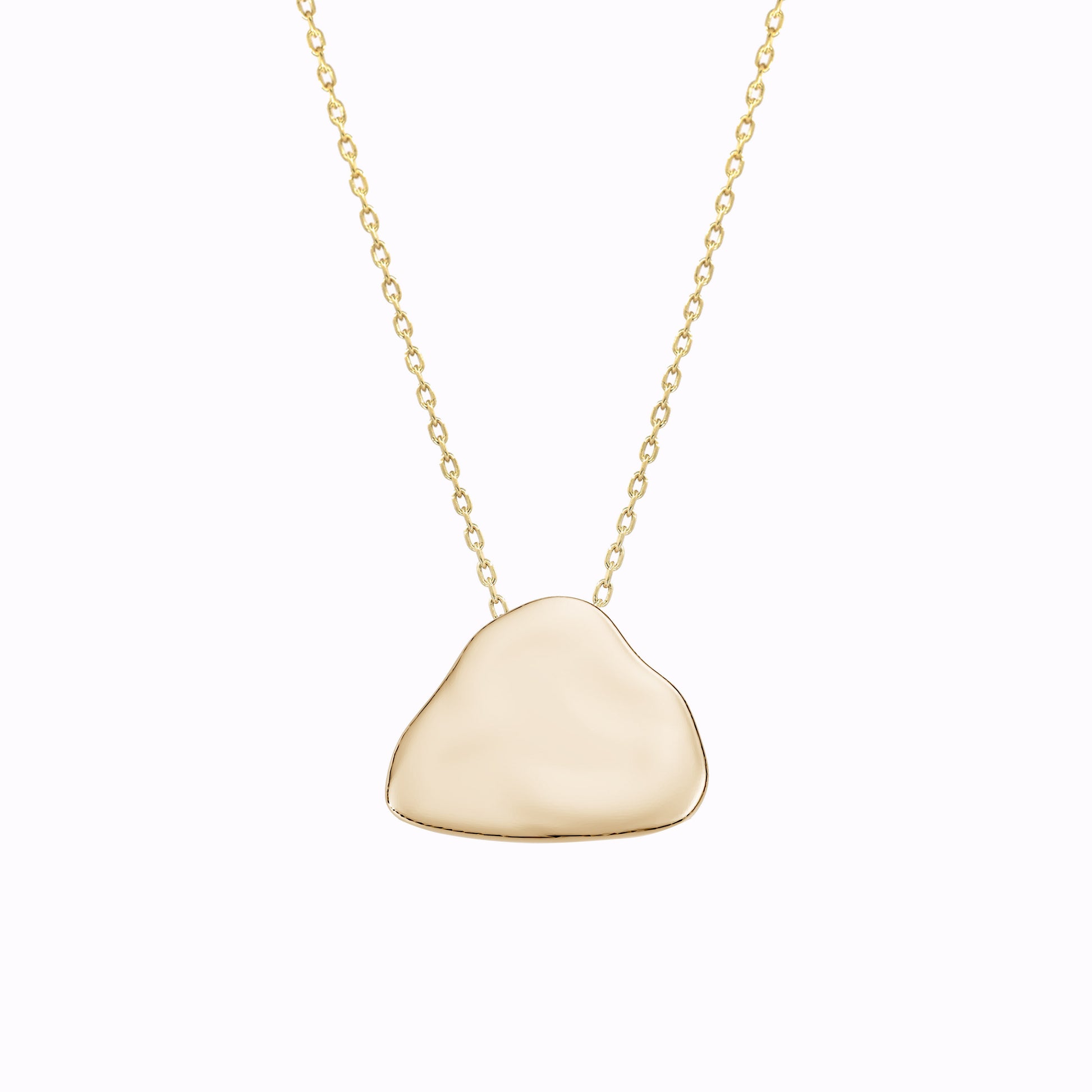Dol Rock Necklace 14K Solid Gold | The Eternal Ten 바위