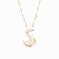 Hak Crane Charm Necklace 14K Solid Gold | The Eternal Ten 학 | Ten Symbols of Longevity 십장생 | BY L’AIMÉ NEW YORK 